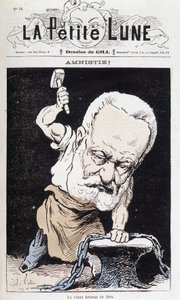 Af! : Eski Demir Kırıcı (Karikatür Victor Hugo) - Gill tarafından, “” Küçük Ay” da by Andre Gill