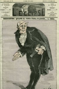 “Beyler, sizi memnun ettiğinde...” adlı karikatür Gill tarafından hazırlanan “” L