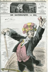 Karikatür “Saltimbanks”, “” rip! Savaşma! “”, şarlatanlarla ilgili dizi. Gill