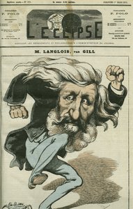 Karikatür Jean-Charles Langlois (Jean Charles Langlois by Andre Gill