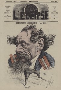 Charles Dickens ve Gill by Andre Gill