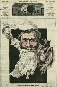Eugene Rouher (1814-1884), Fransız politikacı, Bonapartist partinin lideri. Gill