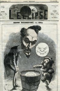 Henri Rochefort (1831-1913), Fransız gazeteci, yazar ve politikacı. 21 Kasım Gill