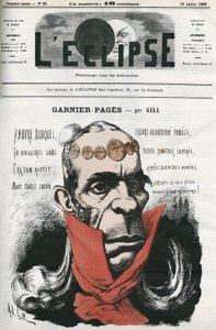 Louis Antoine Garnier-Pages (Garnier Pages) (1803-1878), Fransız politikacı. Gill
