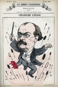 Alexandre Charles Lecocq (1832-1918), Fransız bestecinin portresi. Gill, Paris