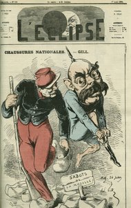 Shoes Nationales, Otto von Bismarck (1815-1898), botlarını Moselle