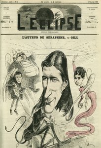 Victorien Sardou (1831-1908), Fransız oyun yazarı. Gill