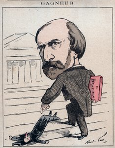 Wladimir Gagneur (1807-1889) Fourierci ve sosyalist ekonomist, Jura vekili (1873) - Andre Gill