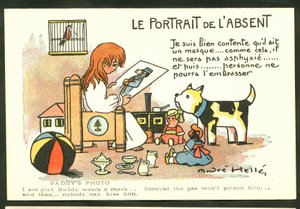 Kartpostal, Renkli Satirik: Olmayanın Portresi - 14-18 Savaşı, Andre Helle