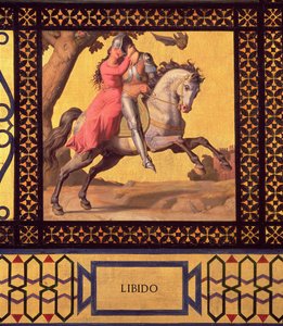 İyi ve Kötü: Libido, tuval üzerine 89709 yağlı boyanın 1832 detayı