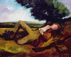 Avcılar Dinleniyor ya da Uyuyan Avcı, 1929 by Andre Mare