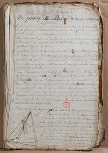 Ms 198 Sayfa, Traite des Sections Coniques, 1788