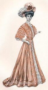 Edward dönemine ait bir bayanın Katalog Çizimi, c1908 by Andre and Sleigh