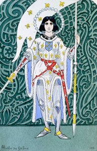 Zırhlı Joan of Arc (1412-1431) by Andre des Gachons