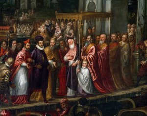 Doge Mocenigo ve Patrik Trevisan, 1574