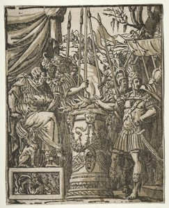 Mucius Scaevola by Andrea Andreani