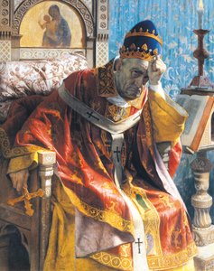 Boniface VIII (Anagni, yaklaşık 1230-Roma by Andrea Gastaldi