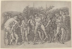 Silenus ile Bacchanal by Andrea Mantegna