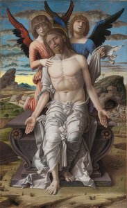 Acıların Adamı Olarak İsa. 1495-1500 by Andrea Mantegna
