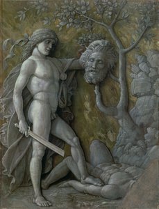 Golyat başlı Davut, c.1490-95 by Andrea Mantegna