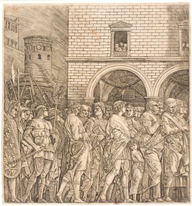 Roma Senatosu bir zaferi takip ediyor by Andrea Mantegna