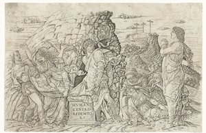 İsa'nın cenazesi by Andrea Mantegna
