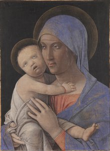 Çocuklu Madonna, 1480. by Andrea Mantegna