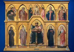 St. Luke Poliptik, 1453-55 by Andrea Mantegna