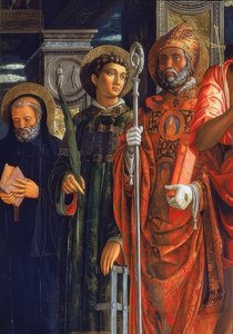 San Zeno Sunağı. Sağ taraftan detay. 1457-1460. Detay, Hippo