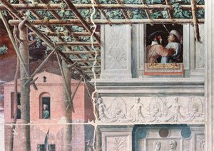 Aziz Christopher Şehitliği, c.1450-56 (fresk) by Andrea Mantegna