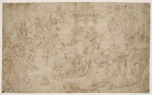 On Bin Hristiyanın Şehadeti by Andrea Mantegna