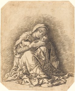 Bakire ve Çocuk by Andrea Mantegna
