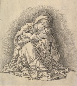 Bakire ve Çocuk, ca. 1485-91. by Andrea Mantegna