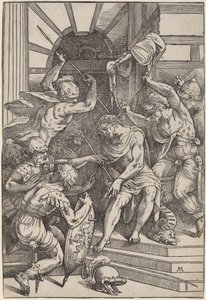 Dikenlerle Taçlandırılan İsa by Andrea Meldolla, called Schiavone, after Titian