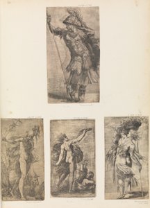 Mars, yaklaşık 1546-52. by Andrea Schiavone