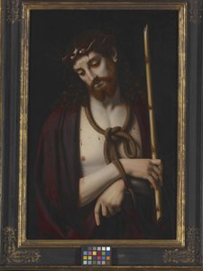 Ecce Homo (ahşap üzerine yağlı boya) by Andrea Solario