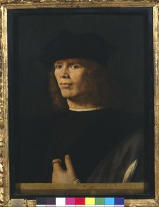 genç bir adam portresi by Andrea Solario