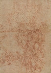 Spoleto Savaşı by Andrea Vicentino after Titian