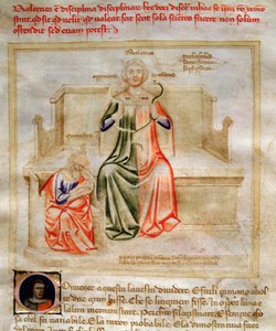 Diyalektiğin Alegorileri "" Chansonne des sept Vertus et des sept Bartolomeo di Bartoli