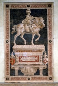 Niccolo da Tolentino için Binicilik Anıtı (müstakil fresk