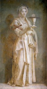 La Faith Fresco, Andrea del Sarto (1486-1531) 1522 Dim.194x110 cm Floransa, Chiostro dello Scalzo by Andrea del Sarto
