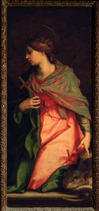 Antakyalı Aziz Margarita, Aziz Agnes Sunağı (Resim, 1525-1528) by Andrea del Sarto