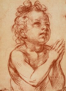 genç çocuk, dua ediyor by Andrea del Sarto
