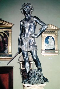 David, c.1470 (bronz) (ayrıca bkz. 93596) by Andrea del Verrocchio