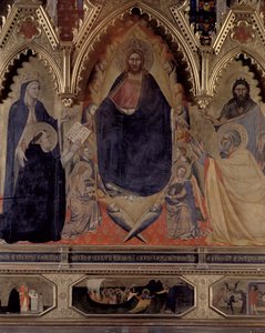 Strozzi Altarpiece, 1357 72246 panel detayı by Andrea di Cione Orcagna