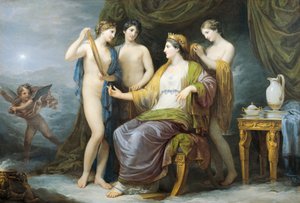 Andrea Appiani (1754-1817), tuval üzerine yağlı boya, Graces tarafından Juno banyosu veya Juno kıyafeti