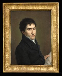 Bir Müzisyenin Portresi, c.1800 (ahşap üzerine yağlıboya) by Andrea the Elder Appiani