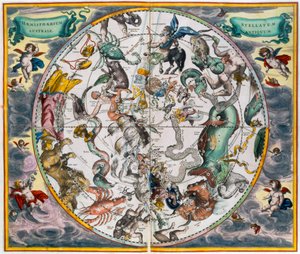 Göksel Güney Yarımküre Haritası, 1660-1661