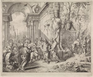 Mesih iki kör insanı iyileştirir by Andreas van der Myn (possibly)