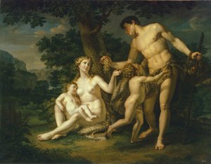 Adem ve Havva ve Çocukları Bir Ağacın Altında, 1803 by Andrei Ivanovich Ivanov